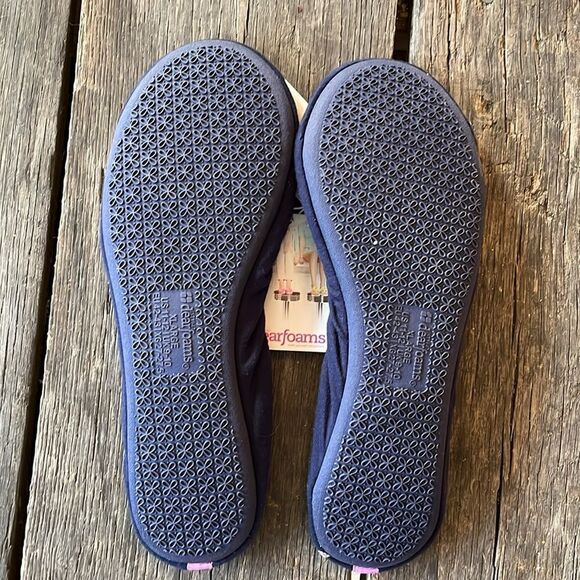 NWT Dearfoams Cushioned Slip Resistant Slippers Size XL - Picture 4 of 6